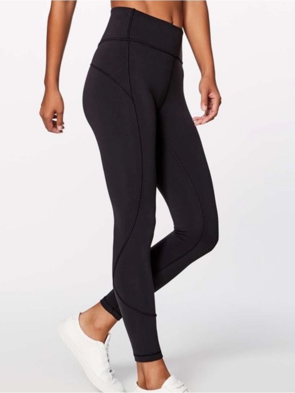 Lululemon In Movement leggings, black, size 6